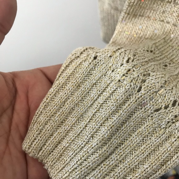 St. John evening by Marie Gray gold sweater M - Picture 5 of 8